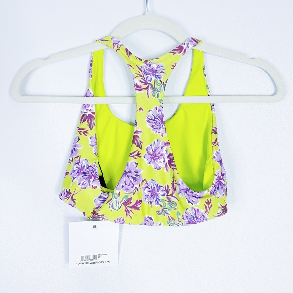 Beach Riot - Floral Racerback Bikini Top - Picture 2 of 3